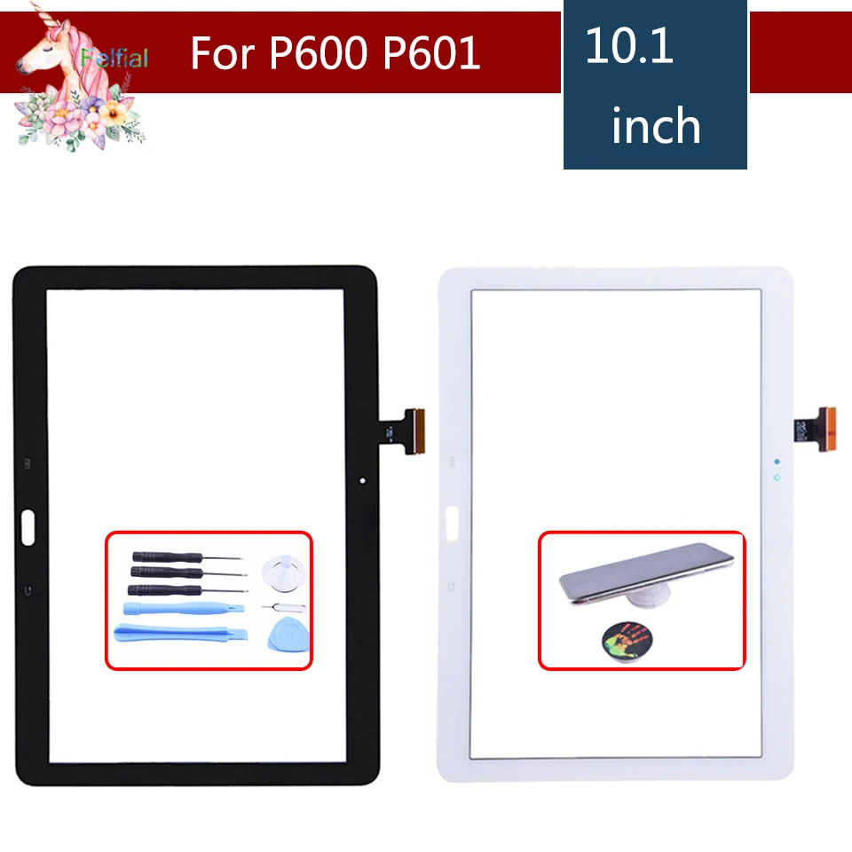 Original 10.1" For Samsung Galaxy P600 Note Edition P601 P605 SM-P601 Touch Screen Digitizer Panel Sensor Replacement