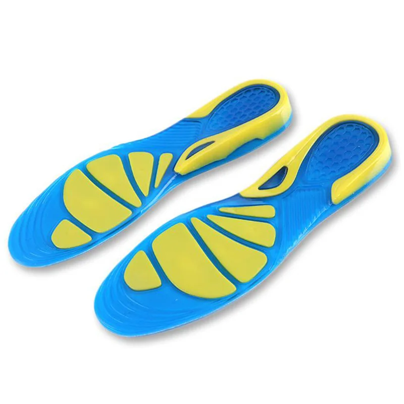 JUP3 Pairs Silicon Gel Can be Cut Silicone Sports weat Sweat Deodorant Shocks Thickening Military Shoes Pad Damping Soft Insoles
