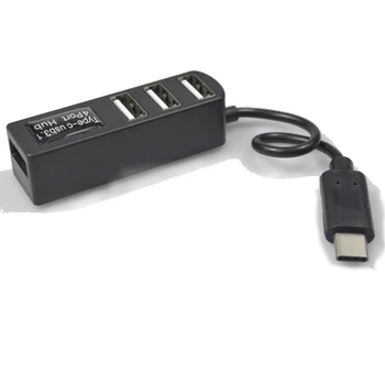 

Free shipping DM USB C to Ethernet Adapter with Type C USB 2.0 HUB 4 Ports RJ45 Network Card Lan Adapter for Macbook USB-C Type
