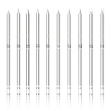 10 шт./компл. T12 жало паяльника T12-B T12-BL T12-I T12-K T12-BC3 T12-D24 T12-KU T12-B2 T12-BC2 T12-ILS паяльная станция подсказки