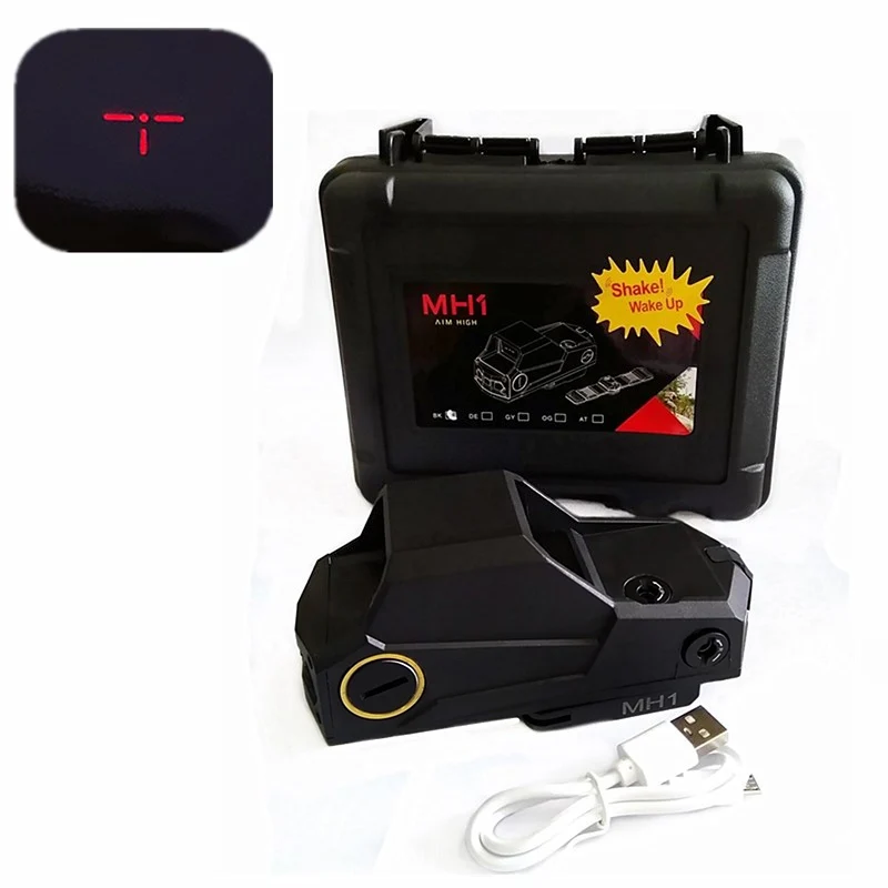 

FIRECLUB MH1 Red Dot Sight Dual Motion Sensor Reflex Scope Large Field With QD Quick Detach and USB Charger for Tactical Hunting