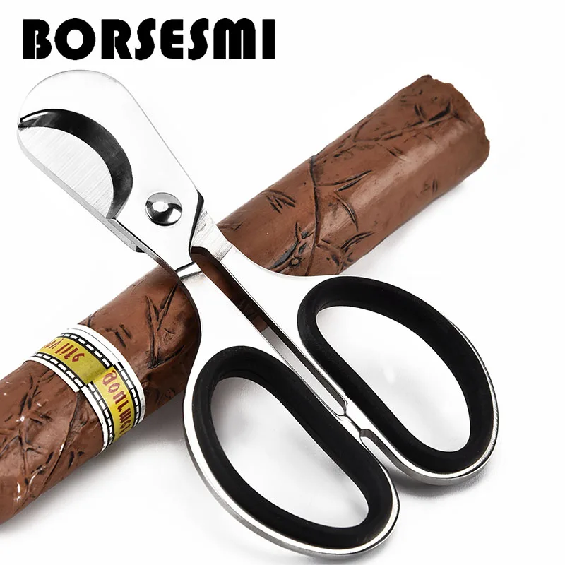 Professional stainless steel cigar scissors portable cutting knife