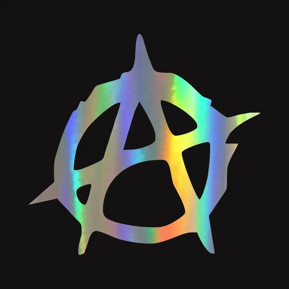 Anycuros Anarchy Decals Decoration Car Accessories Car Sticker 10.1cm9.5cm  (3)