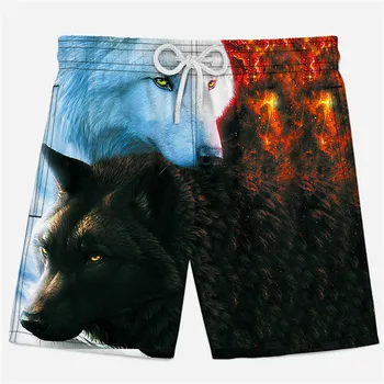 

3D Shorts For Men Elastic Waist Summer Casual Short Funny Animal Cosplay Underpants XS-4XL Boys Sweatpants Beach Shorts