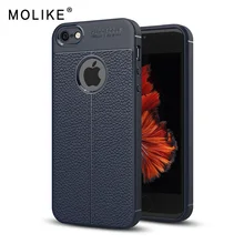 

MOLIKE Case For iPhone SE 5 5S Soft TPU Leather Texture Silicone Cover For iPhone 7 6 S 6S 8 Plus X XR XS MAX Phone Case Bumper