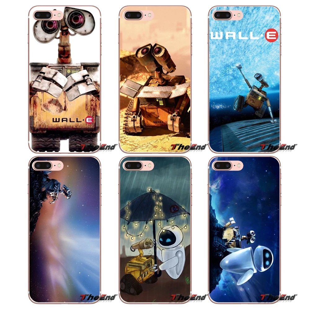 Для HTC One M7 M8 A9 M9 M10 E9 Plus Desire 630 530 626 628 816 820 Motorola G G2 G3 Wall-E Robot Wall E Movie Clear TPU чехол |