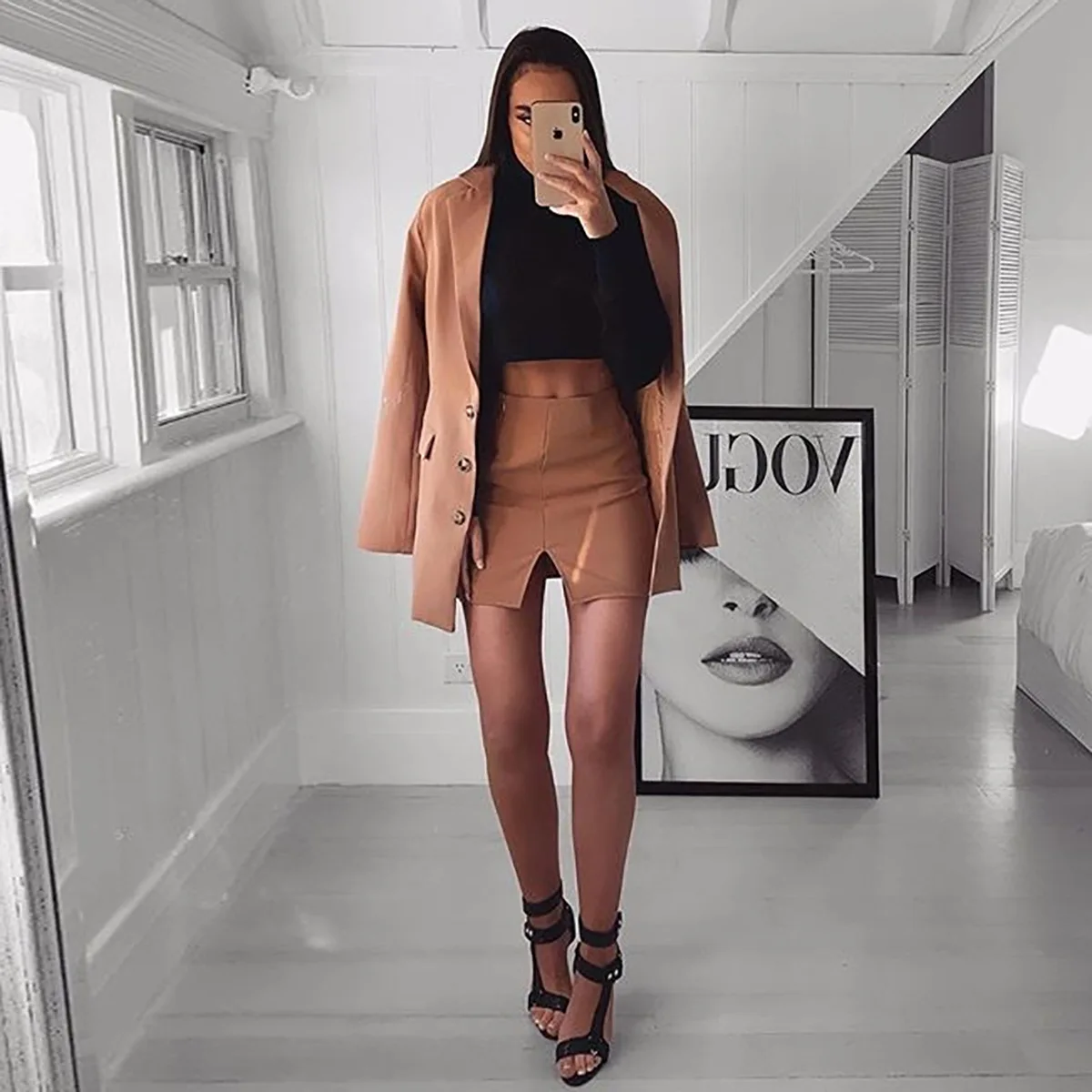 Missufe Single-Breasted Vintage Blazer Women Pockets Office Coat Women Jackets Suit Solid Outwear Blazer Feminino 2019 Summer Missufe Single-Breasted Vintage Blazer Women Pockets Office Coat Women Jackets Suit Solid Outwear Blazer Feminino 2019 Summer