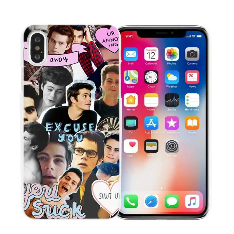 Teen Wolf Dylan Obrien чехол для телефона чехол для iPhone XR XS Max X 6 6S 7 8 Plus 5 5S SE 5C Жесткий PC Пластиковый Чехол бампер сумки - Цвет: 07