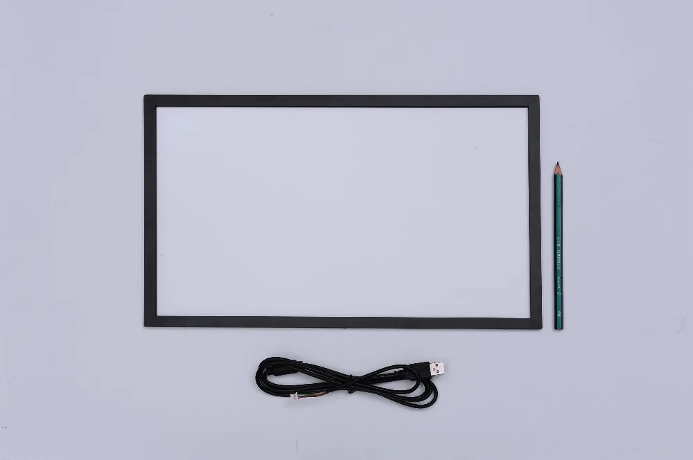 

19 inch 412mm*259mm ten points IR touch panel support WINDOWS7/8/10,USB connection,plug and play ,android install driver