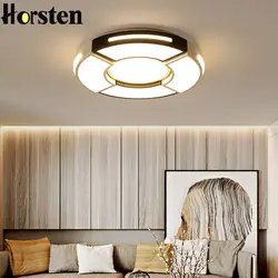 Творческий Круглый акриловый светодиодный Потолочные светильники для Спальня Гостиная современный потолочный с дистанционным