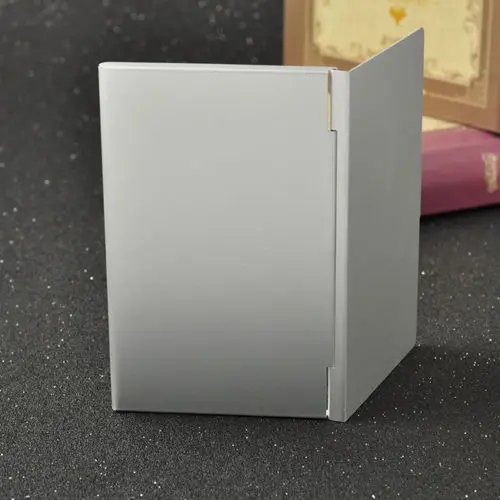 Новый 1 шт. 9,3x5,7x0,7 см Бизнес ID Чехол для кредитных карт металлическая тонкая коробка держатель Алюминиевый карман визитница сумки