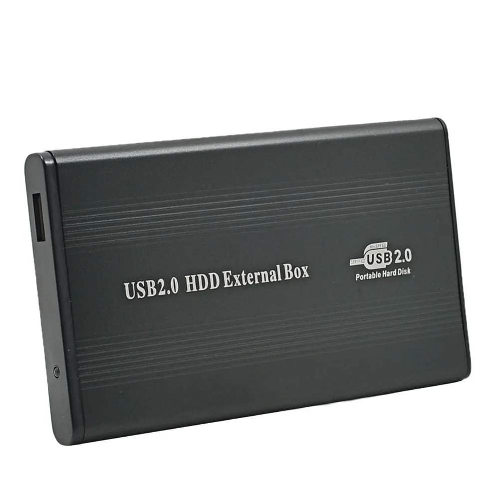 Алюминий Внешний USB 2,0 2,5 IDE/SATA Корпус контейнер жесткий диск с драйверами sata HDD коробка Apapter до 500 ГБ 1 ТБ 480 Мбит/с optibaly