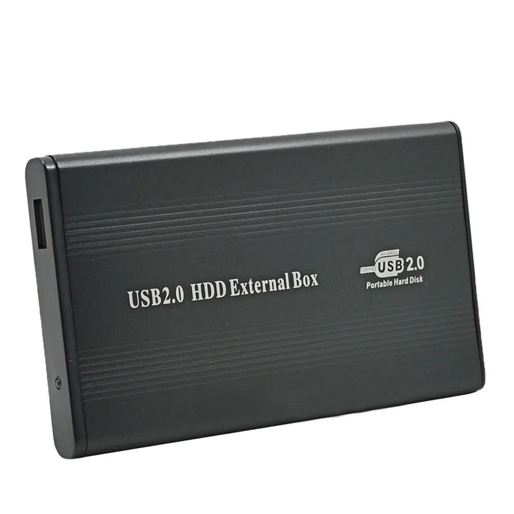

Aluminum External USB 2.0 2.5 IDE Enclosure Container Hard Disk Driver HDD Box Apapter Up To 500GB 1TB 480mbps Optibaly