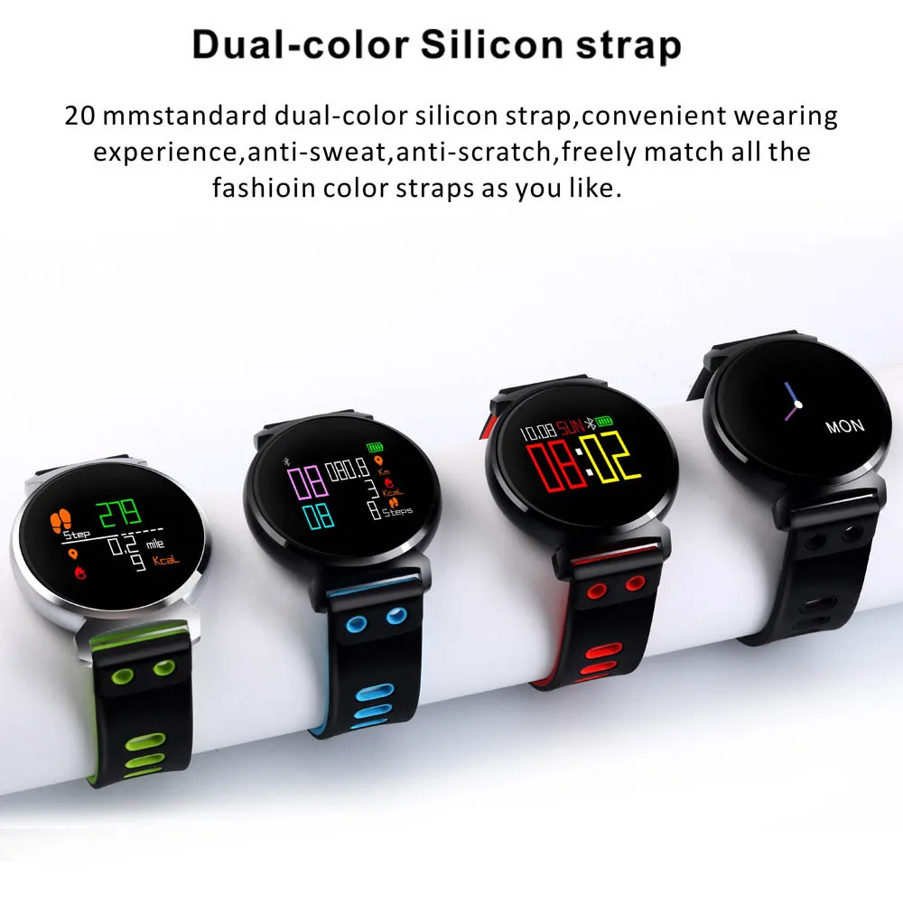 For Huawei Ascend 8 Plus 7 Plus Smart Wristband Bracelet Heart Rate Blood Pressure / Oxygen Detection Fitness Tracker Smart Band