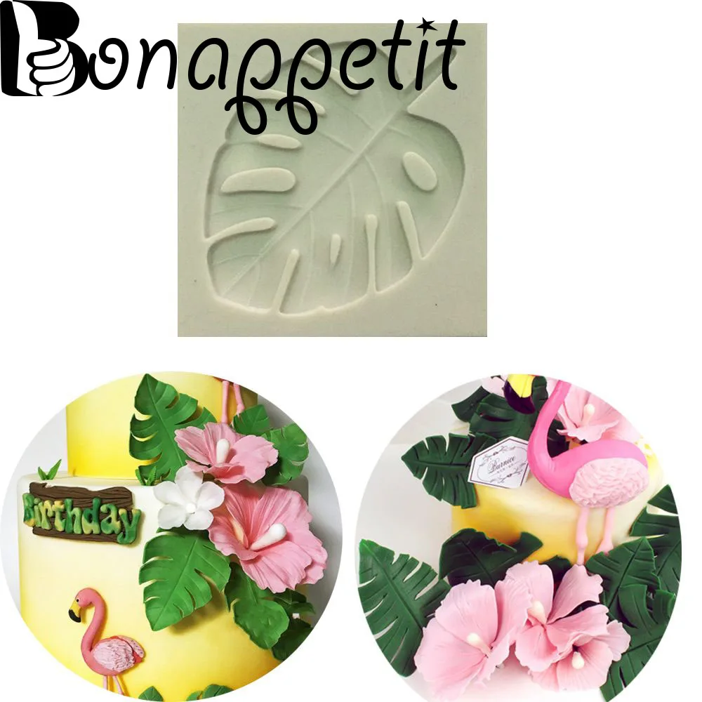 

1PC Leaf Cake Silicone Mold Fondant Sugar Craft Chocolate Mold Baking Tool Pastry Making Cake Decoration DIY Tools