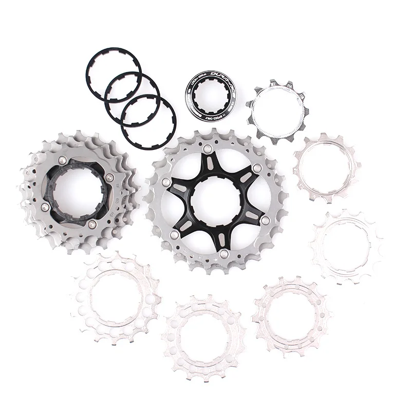 New Shimano Dura-Ace CS-9000 11 Speed Cassette 11-23 New Cogs with lockring