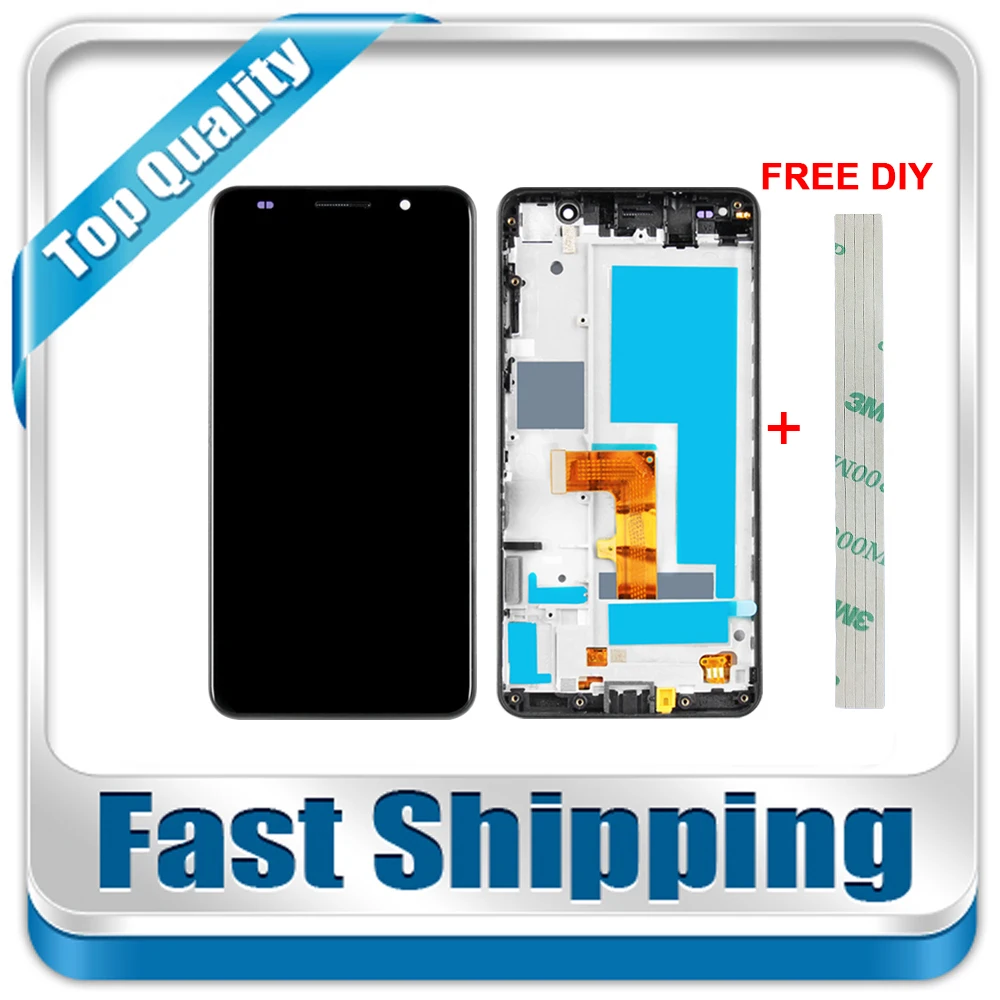 

New For Huawei Honor 6 H60-L02 H60-L12 H60-L04 Replacement LCD Display + Touch Screen + Frame Assembly 5-inch Black White