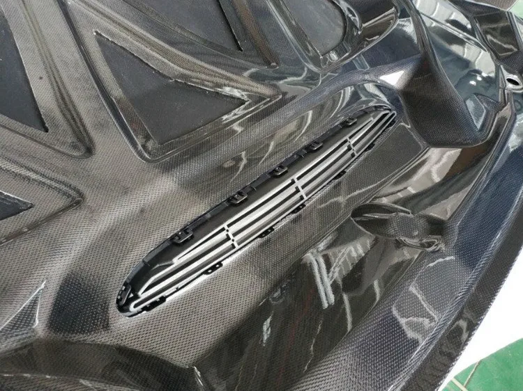 GTS carbon fiber hood cover fit for F82 M4 to GTS style Bonnet (2)