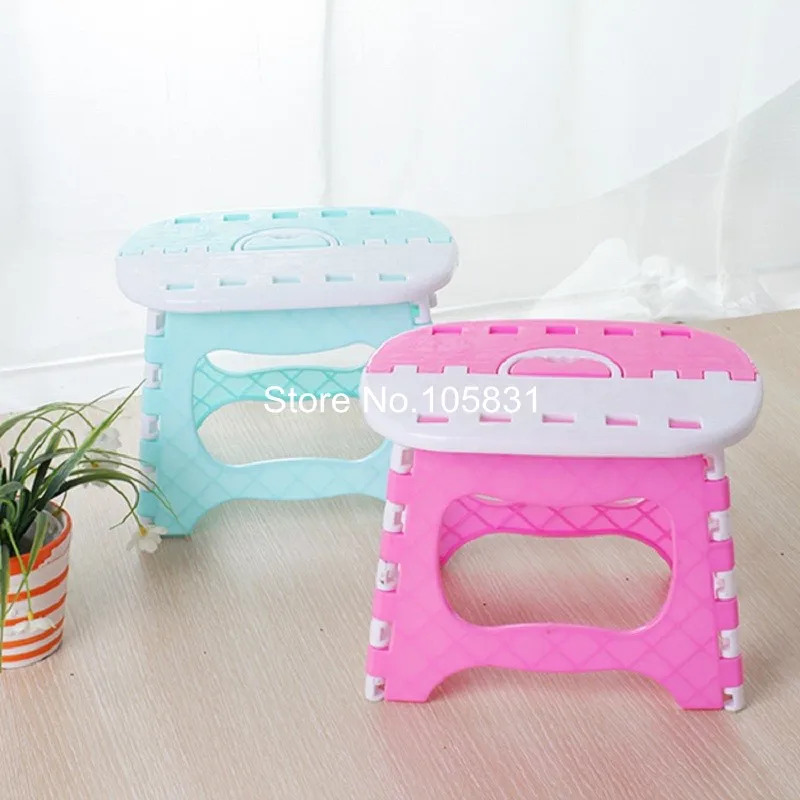 

Portable folding stool plastic children chair outdoor creative thickning adult bench high stool