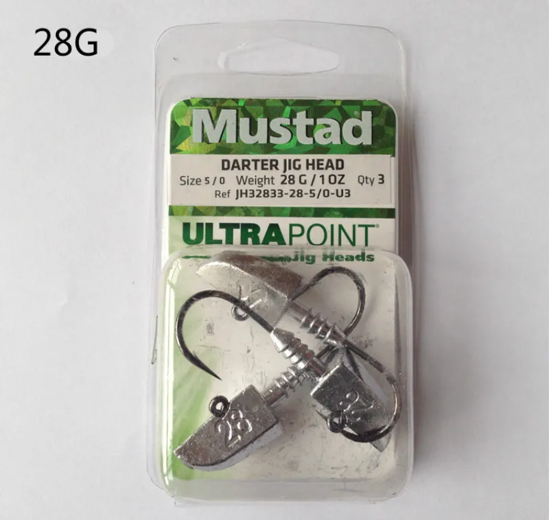 10 упаковок по mustad Рыбалка колючий крюк приманки из свинца голову олова крюк Ultrapoint jigbait тунца приманка рыболовные снасти Pesca 3g 5g 7g 21 г 42