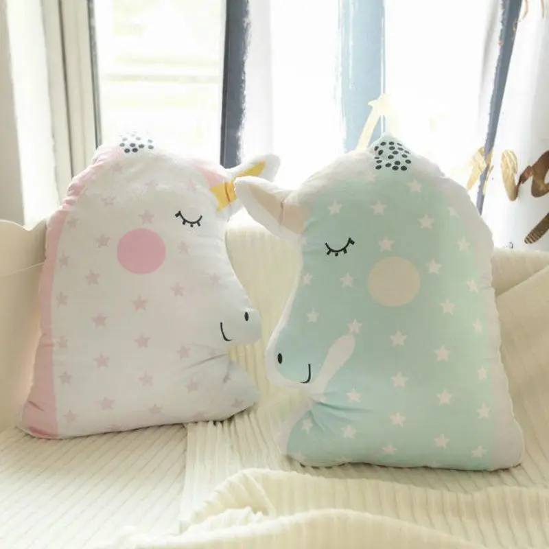 Buy Online Nooer Unicorn Doll Unicorn Pillow Cushion unicornio Stuffed