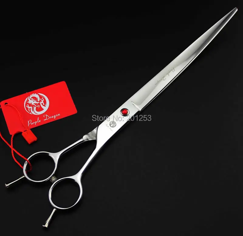 

9.0Inch Professional Pet Scissors Curved Head Cutting Scissors for Dog,Grooming Pet Shears with Two Tailed,JP440C,1pcs,LZS0506