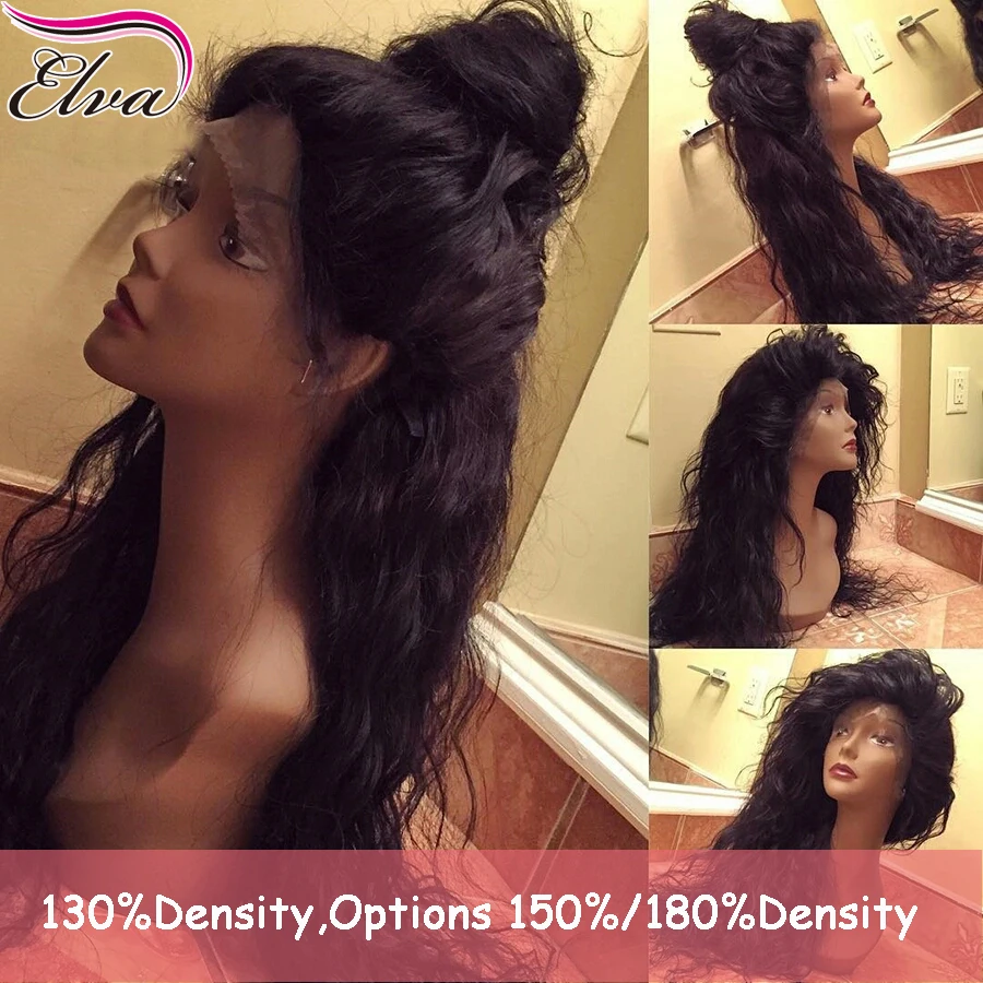 

8A Grade Brazilian Lace Front Human Hair Wigs Water Wave Full Lace Human Hair Wigs With Baby Hair For Black Women Front Lace Wig