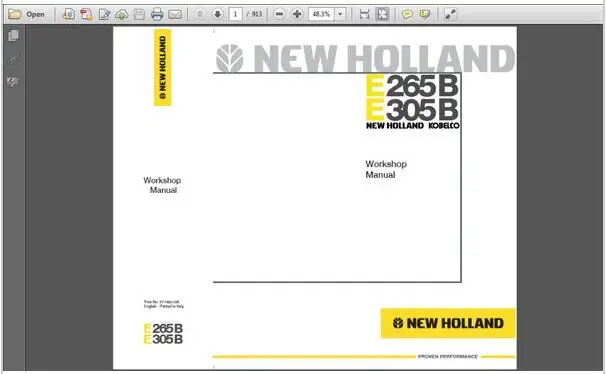Полный комплект для ремонта New Holland| |