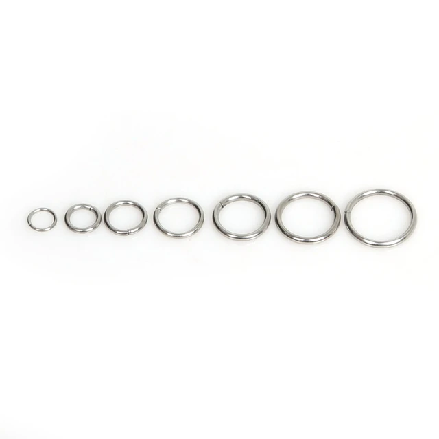 100pcs/lot 5/6/7/8/9/10mm stainless steel DIY Jewelry Findings Open Single  Loops Jump Rings & Split Ring for jewelry making - AliExpress