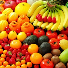 На заказ 3d Фреска 3D овощи фрукты Фреска супермаркет кухня фон стены Ресторан Снэк бар Обои фреска