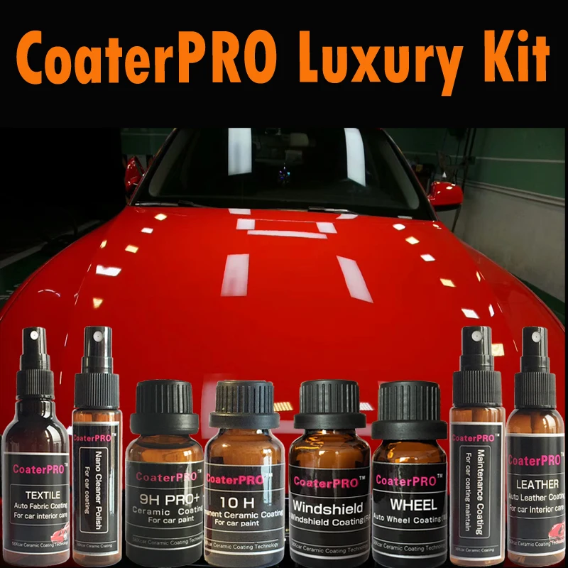 

CoaterPRO Luxury Kit nano automotive paint coating car coating agent car paint coating liquid Made in Japan for auto detail shop