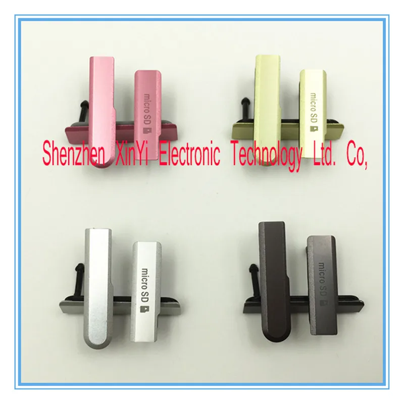 Original-New-for-Sony-Xperia-Z1mini-M51W-D5503-USB-Charging-Port-Cover-SIM-Card-Port-Slot
