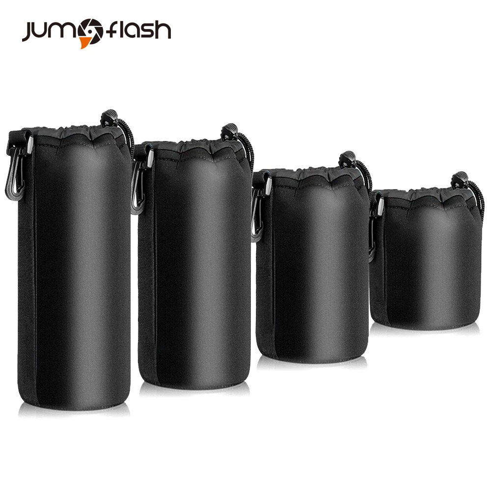 Jumpflash Camera case Lens Pouch Set Lens Case Small Medium Large and Extra Large For DSLR