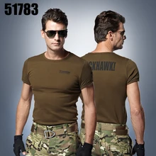 51783 уличная тактическая футболка мужская армейская футболка Военная Футболка сухая Спортивная футболка размера плюс M-3XL Roupas Masculinas