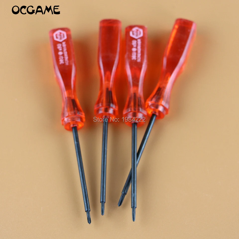 Ocgame 10 Pz/Lotto Rosso 1.5Mm + Cross Wing Tri Wing Open Repair Tool Per Nintendo Nds
