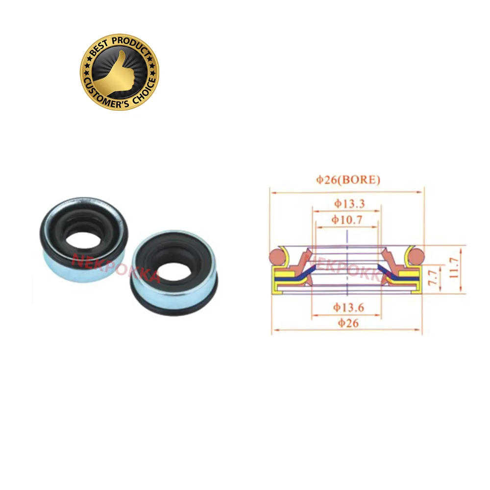 

Free shipping,Compressor oil seal for sanden 708 709,Oil Seal for SD 7H15