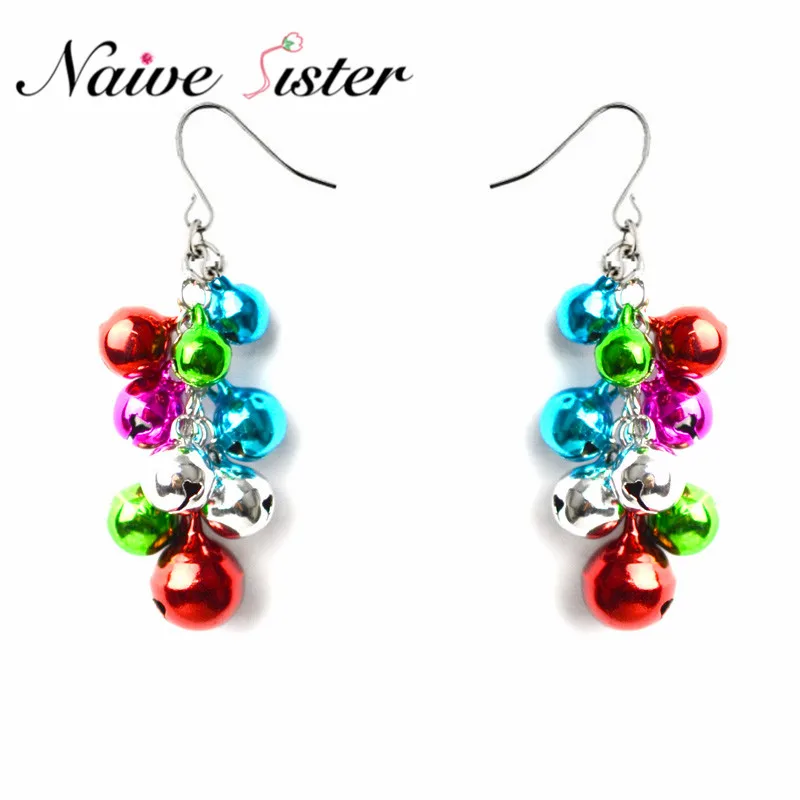 Buy Christmas Jewelry Bells Drop Earrings For Women