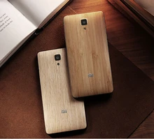 Официальный Оригинальный Деревянный чехол для Xiaomi Mi4 Bamboo Задняя крышка батареи для Xiaomi 4 Mi4 Корпус Запасные части + бесплатная присоски