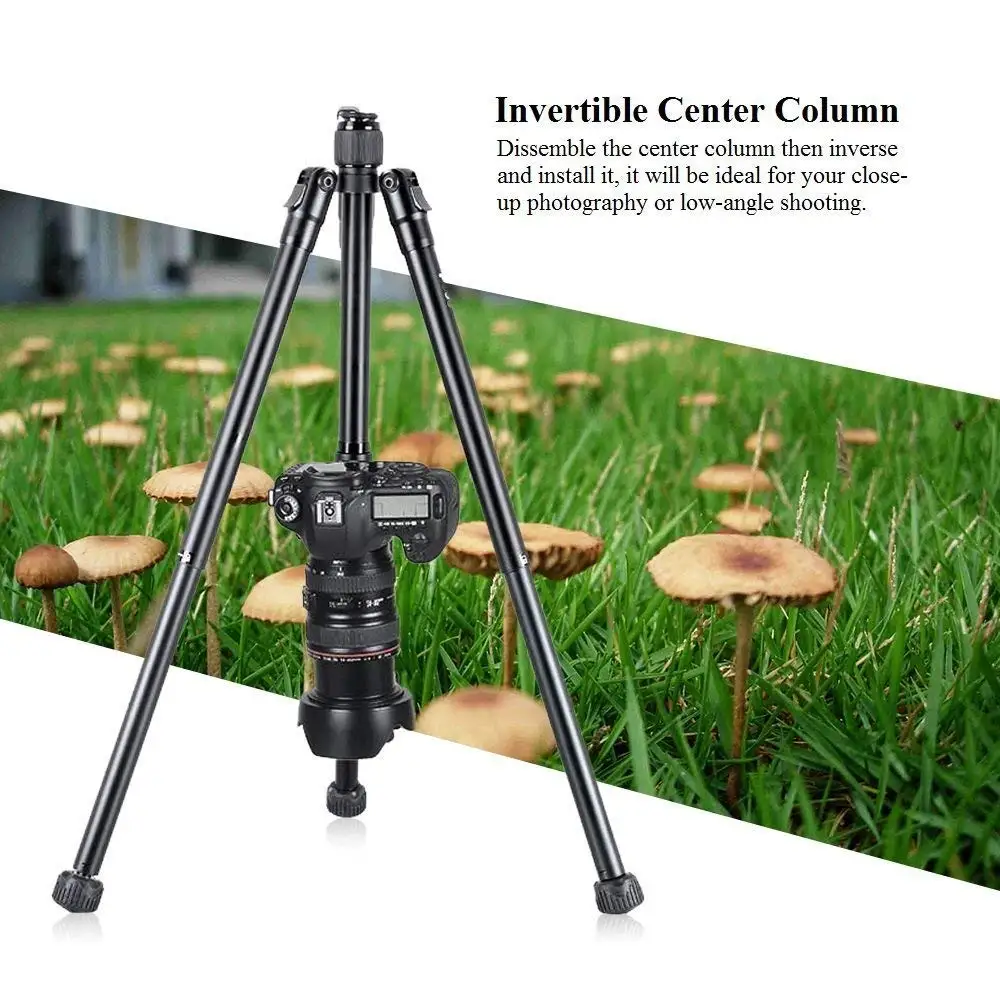 

KINGJOY P058 Compact Light Weight Travel Portable Folding SLR Camera Tripod for Canon Nikon Sony DSLR Camera