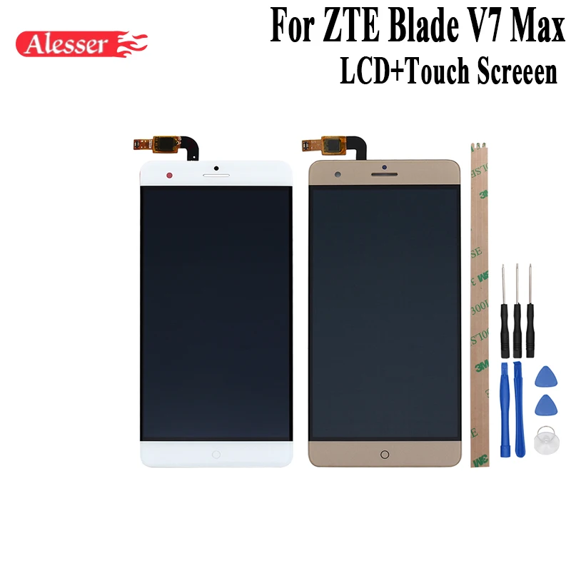 Alesser для zte Blade V7 Max ЖК-дисплей и сенсорный экран в сборе запчасти с инструментами