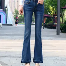 Новые модные джинсы винтажные женские джинсы женские плюс размер для похудения весна осень хлопок смесь Плюс Размер повседневные Капри женские tyn0907