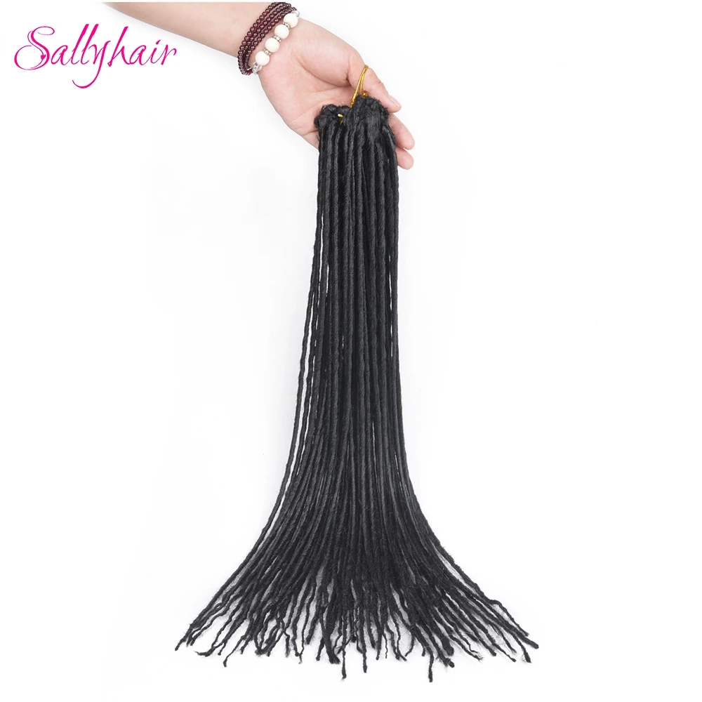 1 pack 24strands dreadlocks Crochet Braids Synthetic Hair Extensions Braiding Hair (7)