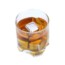Stainless Steel Ice Cubes Whisky Ice Cubes Reusable Stainless Steel Whisky Stones Bar KTV Magic Stone