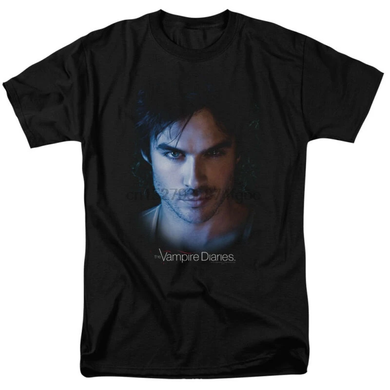The Vampire Diaries Damon Photo Licensed Adult T ShirtTShirts AliExpress