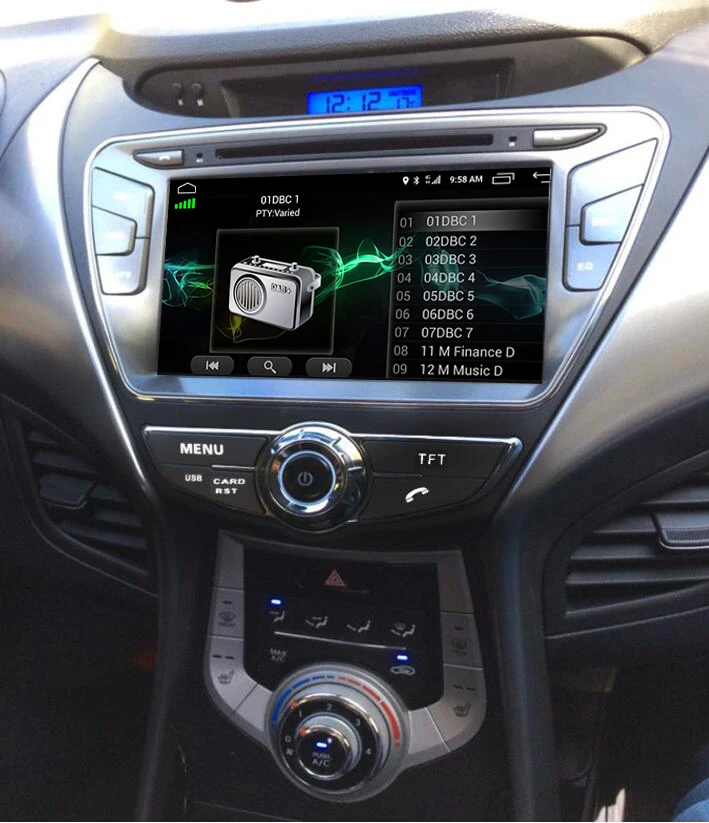 Cheap 8 core Android 9.0 4G Ram 64G Rom Autoradio car video dvd gps map music tape recorder 4G LTE For Hyundai Elantra Avante MD 2011+ 1