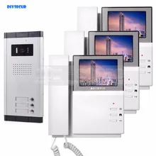 DIYSECUR 4 3 HD Apartment Video Door Phone Video Intercom Doorbell System 700 TVLine IR Camera