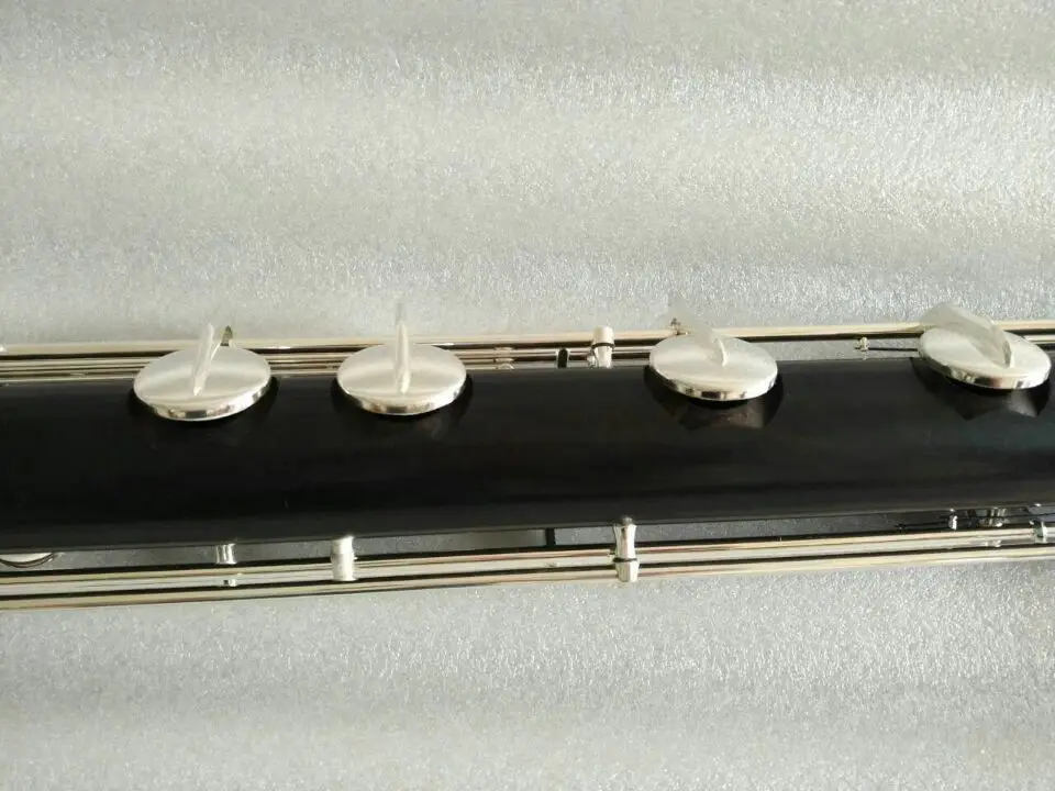 Low C) бас комплект для кларнета черное дерево корпус посеребренный