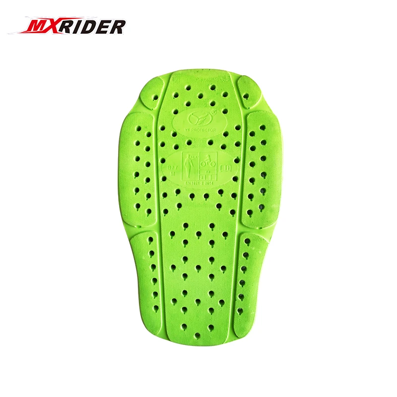 

Level 2 Newest Motorcycle Backpad CE Safe Back Protector Green color Motorcycle Accessories with shoulder elbow knee pads