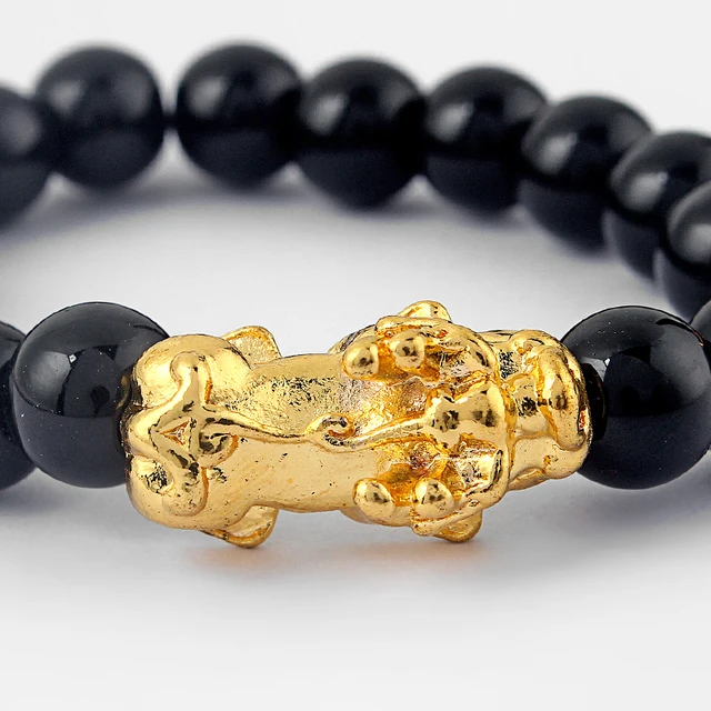 Bracelet Bouddhiste Poudre D'or