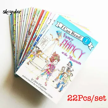 

22Pcs/set Fancy Nancy I Can Read Level 1 English Story Books for Girls/Kids/Children English Books